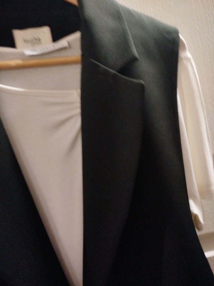 touch prive marka Kadın Siyah Midi Yelek - Görsel 5