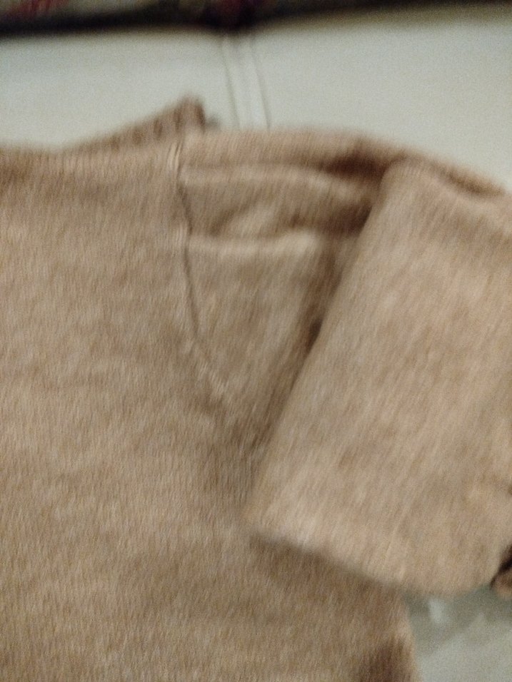 touch prive marka Bej Kadın Boğazlı Örgü Yün Kazak - Görsel 3