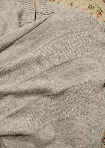 mavi marka Gri Midi Rahat Kesim Kadın Hırka - Görsel 7