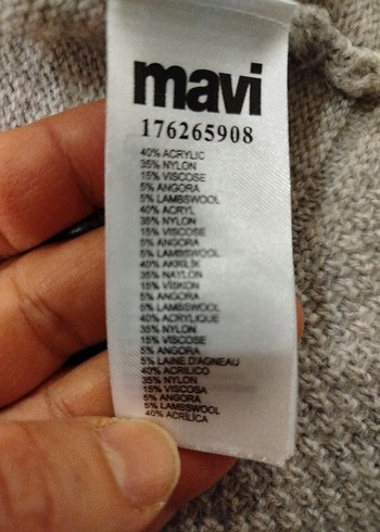 mavi marka Gri Midi Rahat Kesim Kadın Hırka - Görsel 8