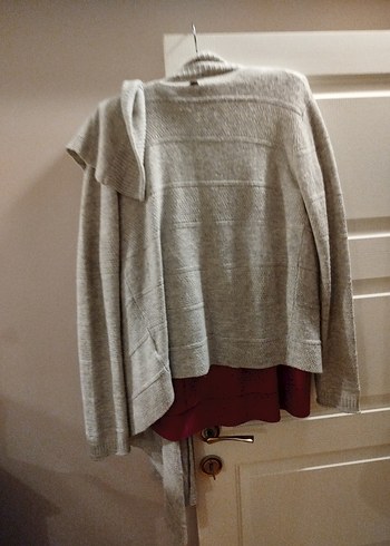 mavi marka Gri Midi Rahat Kesim Kadın Hırka - Görsel 5