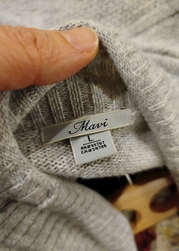 mavi marka Gri Midi Rahat Kesim Kadın Hırka - Görsel 6