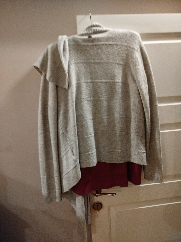 mavi marka Gri Midi Rahat Kesim Kadın Hırka - Görsel 5