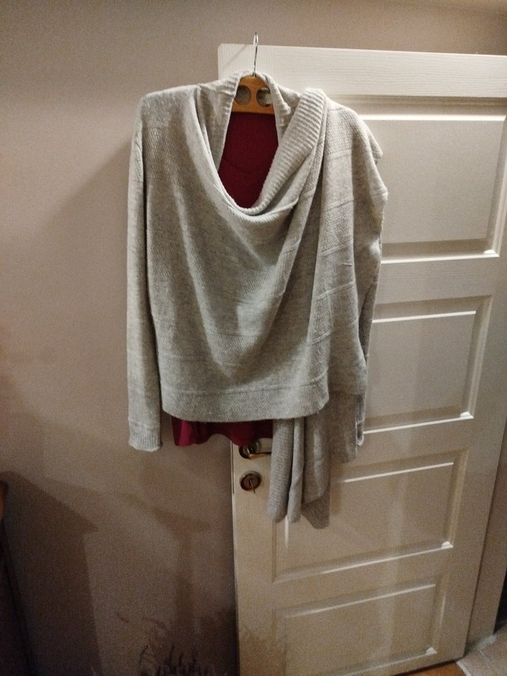 mavi marka Gri Midi Rahat Kesim Kadın Hırka - Görsel 3