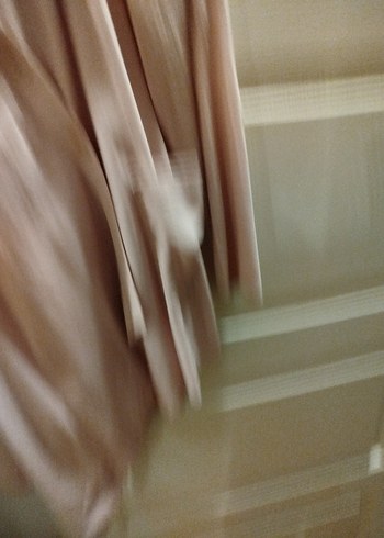 Pembe(açık lila) Dökümlü Keten Kadın Gömlek - Görsel 6