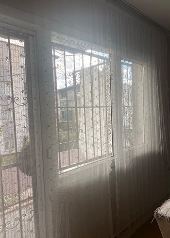 Diğer Beyaz Modern Tül Perde