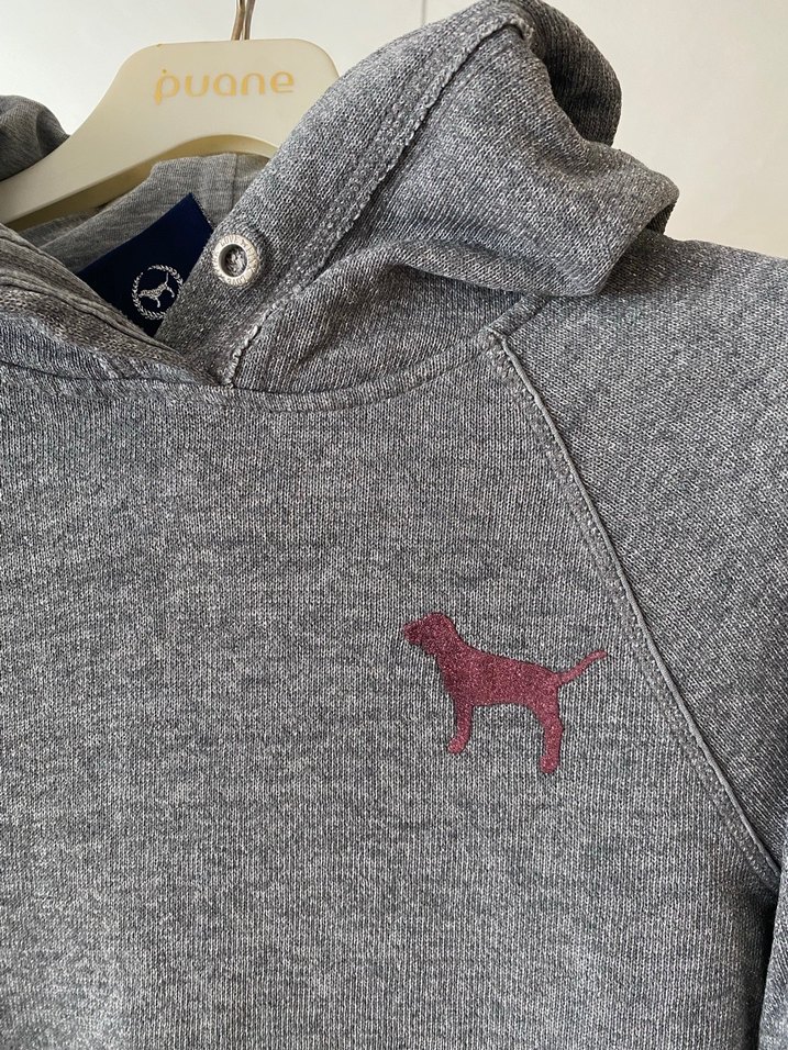 Gri Kapüşonlu Uzun Kollu Kadın Sweatshirt - Görsel 2