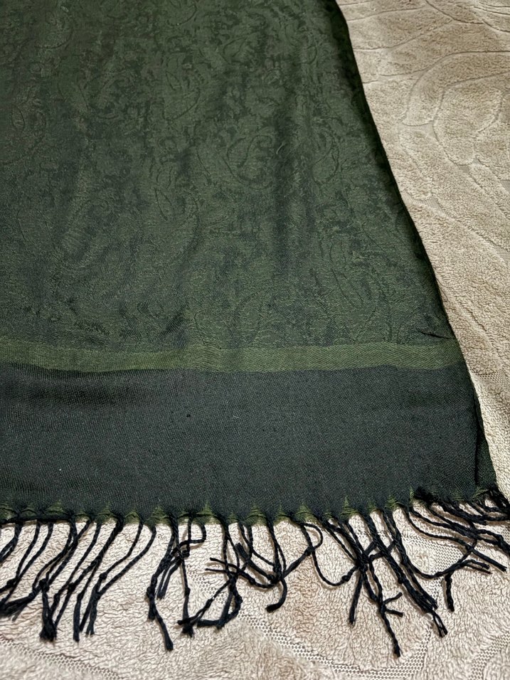 Yeşil Bohem Kadın Şal - Görsel 2