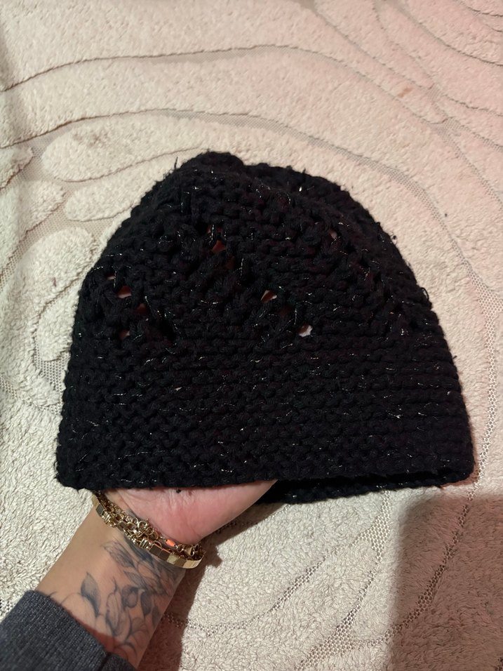 Kadın Örgü Siyah Bere - Görsel 2