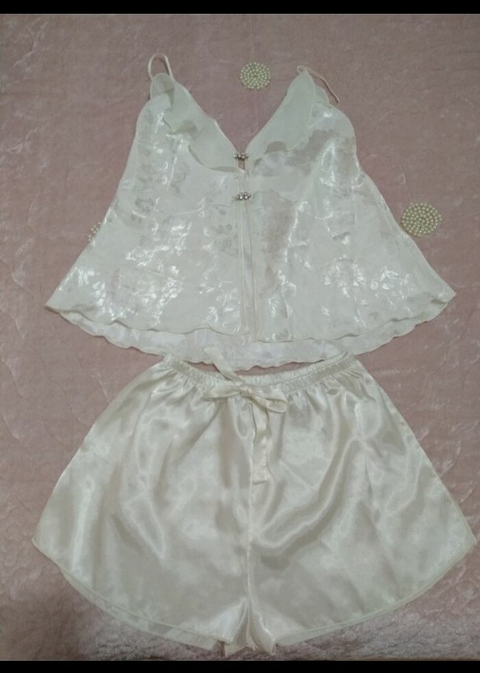 Saten gecelik - Görsel 4