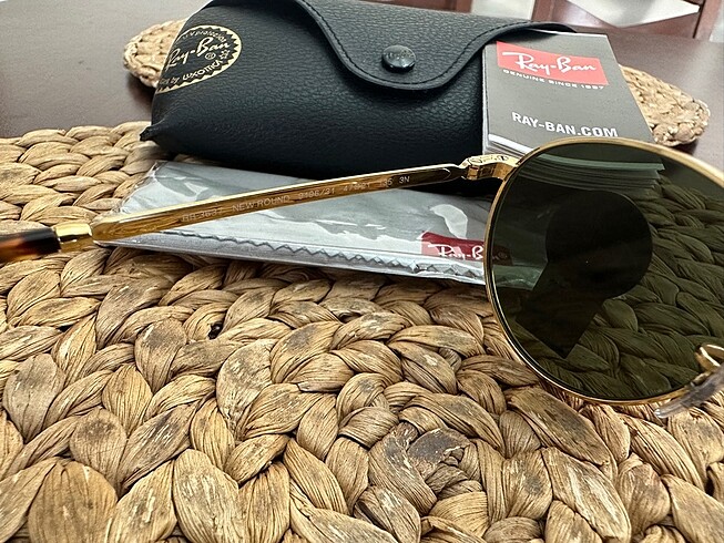  Beden altın Renk Rayban 3637 50*21*140 güneş gözlüğü