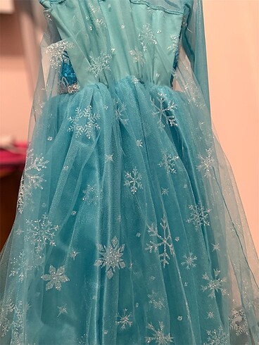 6 Yaş Beden Elsa elbisesi