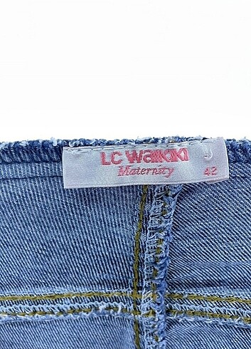 xl Beden mavi Renk Hamile jean