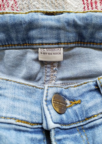 9 Yaş Beden Beli Lastikli Erkek Çocuk Jean Pantolon