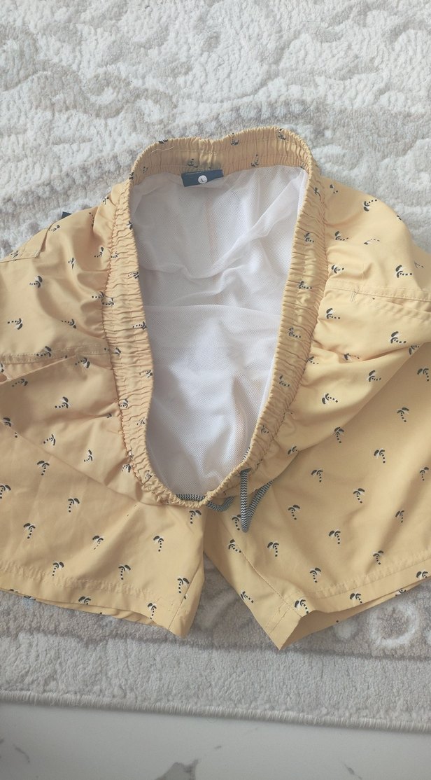 Bej Mini Erkek Deniz Şort - Görsel 4