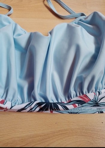 Mavi Renkli Bohem Renkli Bikini Takımı - Görsel 9