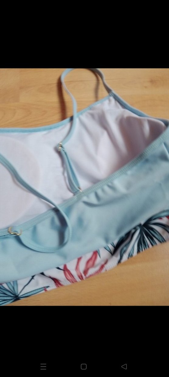 Mavi Renkli Bohem Renkli Bikini Takımı - Görsel 3