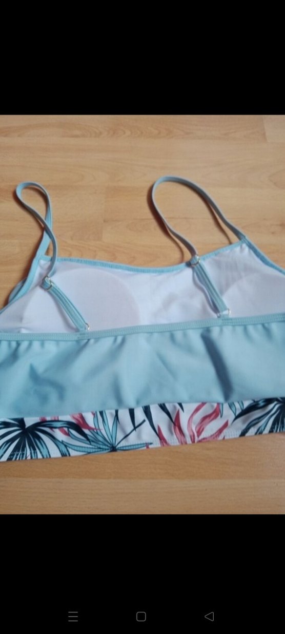 Mavi Renkli Bohem Renkli Bikini Takımı - Görsel 4