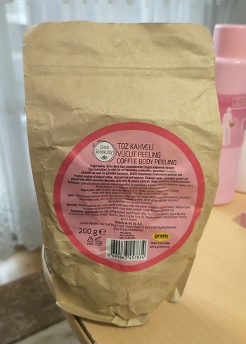 Bee Beauty Toz Kahveli Vücut Peeling 200g - Görsel 4