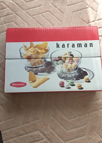 Karaman Beyaz Cam Atıştırmalık Kase Seti - Görsel 2