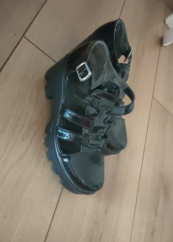 Diger Siyah Platform Topuklu Kadın Ayakkabısı - Görsel 10