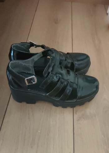 Diger Siyah Platform Topuklu Kadın Ayakkabısı - Görsel 3