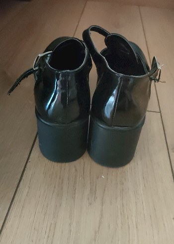 Diger Siyah Platform Topuklu Kadın Ayakkabısı - Görsel 5