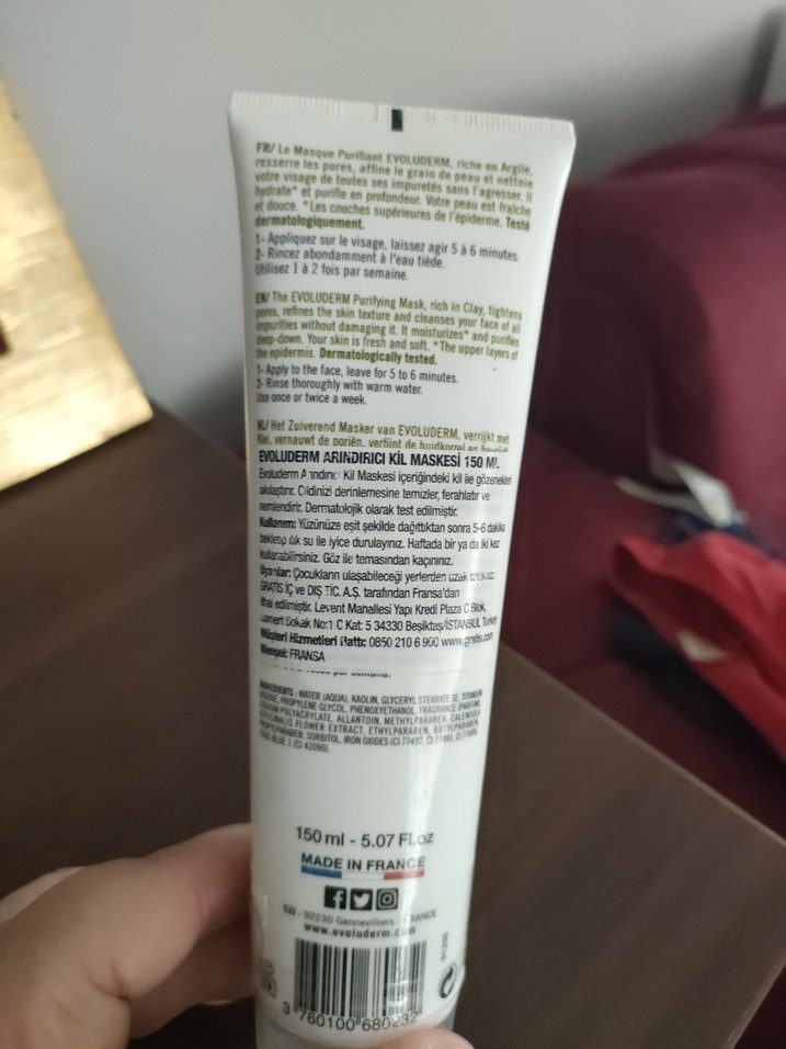 Evoluderm Arındırıcı Kil Maskesi - Görsel 3