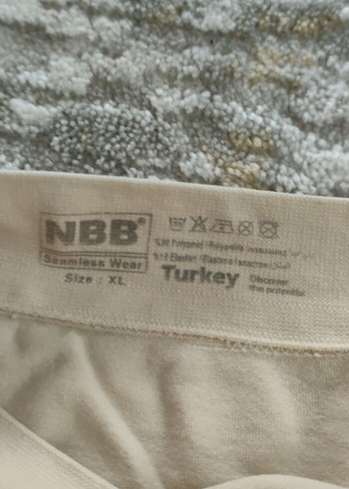 NBB markalı ten rengi kadın bacaklı korse  - Görsel 3