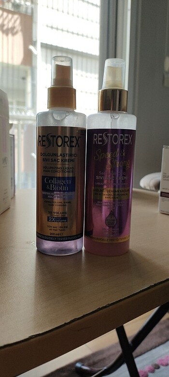 Restorex marka saç uzatan sıvı saç spreyleri  - Görsel 2