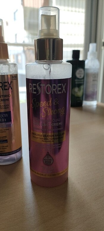 Restorex marka saç uzatan sıvı saç spreyleri  - Görsel 5