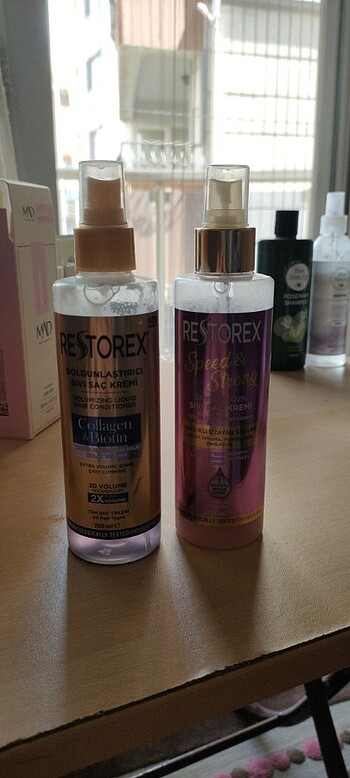 Restorex marka saç uzatan sıvı saç spreyleri  - Görsel 6