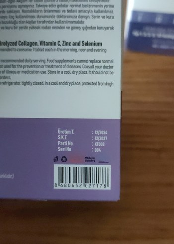 Collagen Life C Vitamini+Çinko+Selenyum Takviyesi - Görsel 10