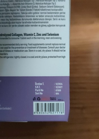 Collagen Life C Vitamini+Çinko+Selenyum Takviyesi - Görsel 11