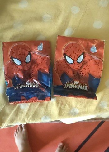 Kırmızı Parlak Örümcek Adam Desenli Çocuk deniz kolluk - Görsel 2