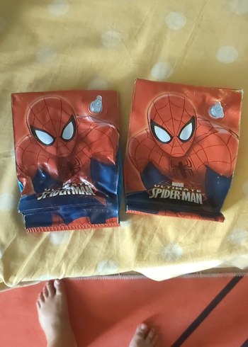 Kırmızı Parlak Örümcek Adam Desenli Çocuk deniz kolluk - Görsel 3