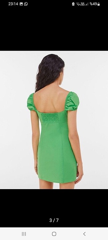 Bershka Bershka yeşil elbise
