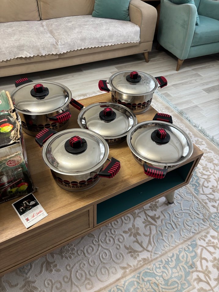 Aryıldız çelik tencere takımı - Görsel 5