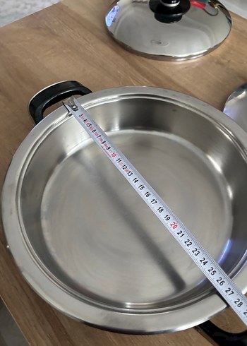 Parlak Gri Kapaklı Tencere amc - Görsel 3