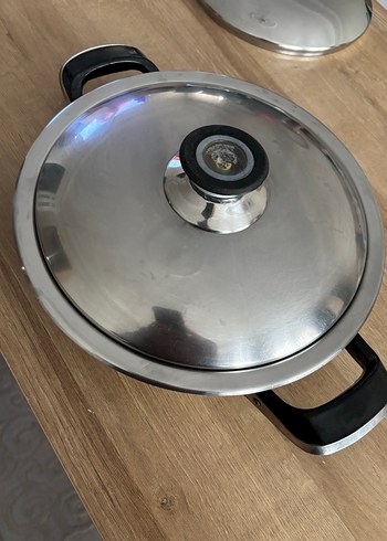 Parlak Gri Kapaklı Tencere amc - Görsel 2