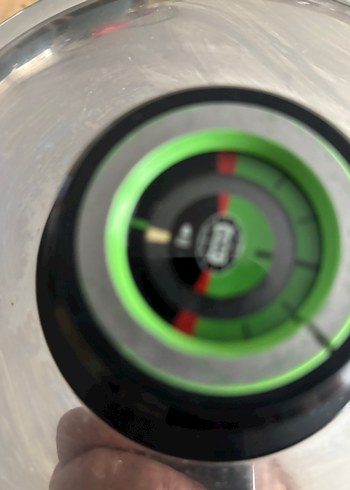 Yeşil Detaylı Gri Tencere amc tencere - Görsel 2