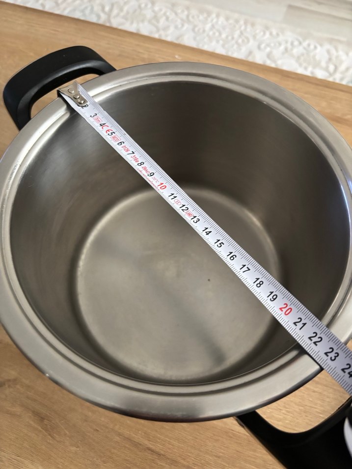 Yeşil Detaylı Gri Tencere amc tencere - Görsel 5