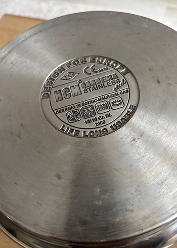 Parlak Gri Düdüklü Tencere alman malı - Görsel 5