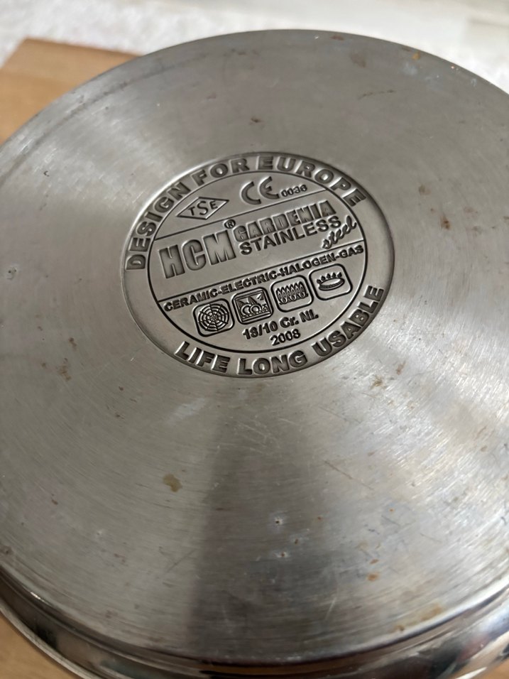 Parlak Gri Düdüklü Tencere alman malı - Görsel 5