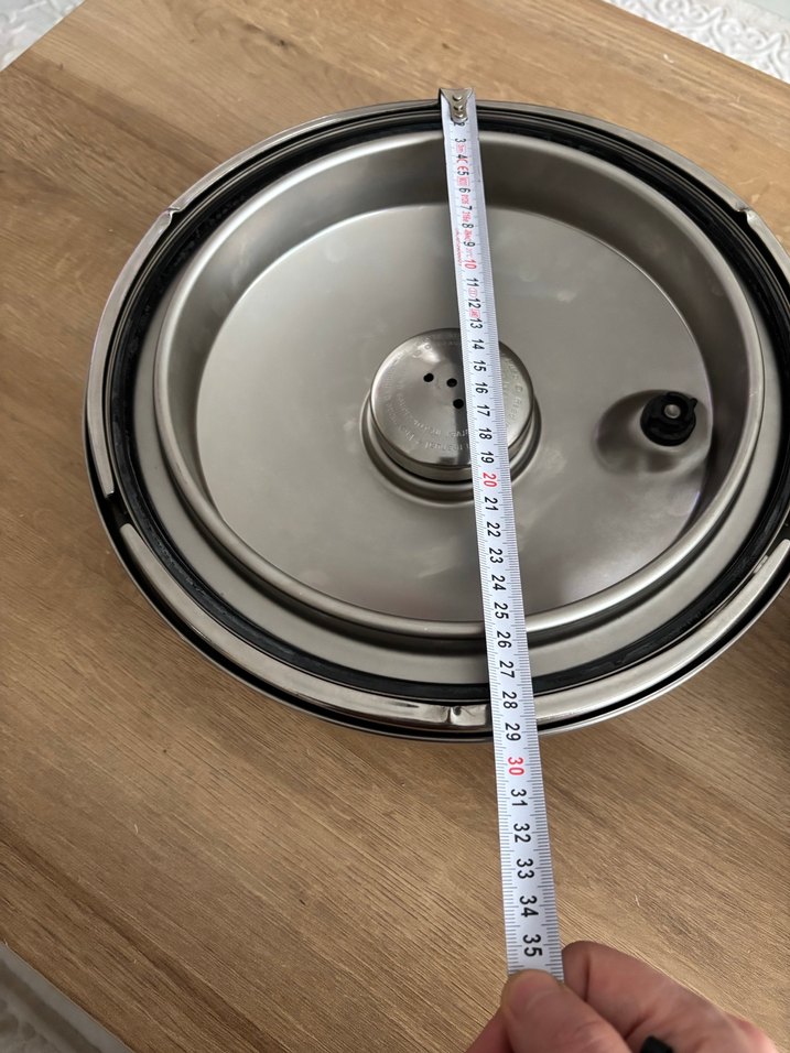 Siyah Kulplu Gri Tencere amc düdüklü tencere 5 litre - Görsel 5