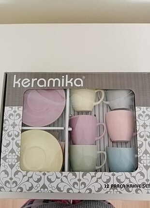  Beden Keramika Soft Renk fincan takımı 