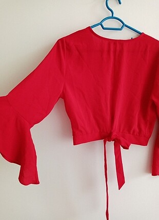 Kırmızı renk bluz 