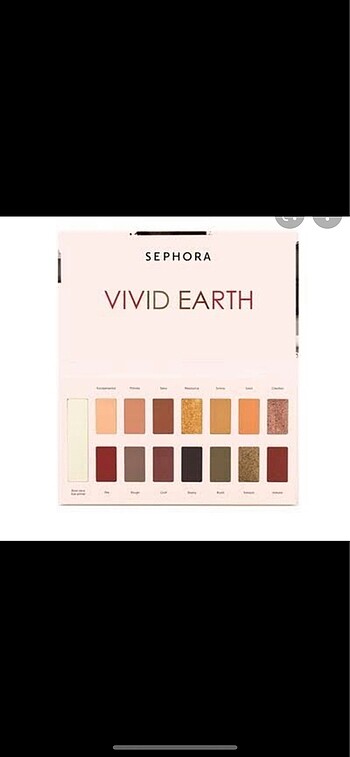 Sephora Vivid Earth Far Paleti