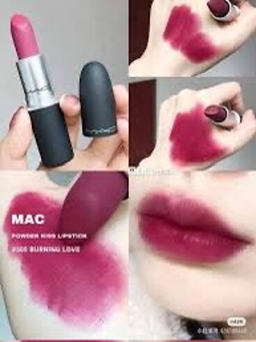 Mac 205 Burning Love Powder Kiss Ruj