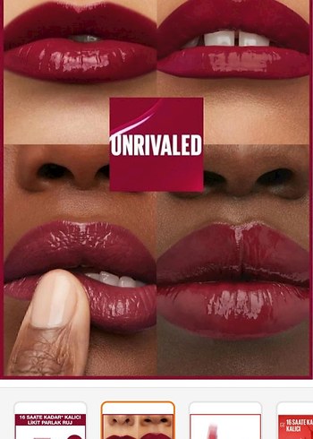 Maybelline Maybelline Super Stay Vinly Ink Ruj 30 Unrivaled